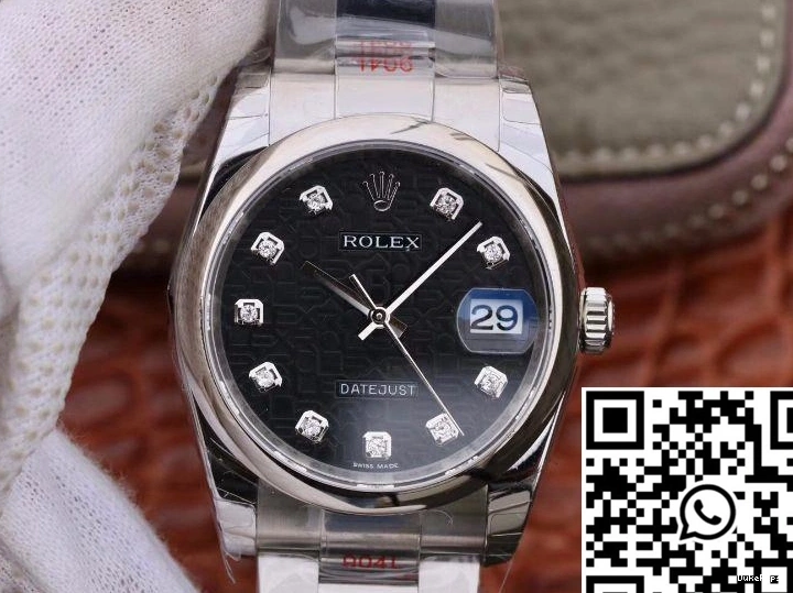 Black Factory 116200 Datejust Dial 36mm DJ Rolex 0425